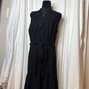 Nicole Miller Black Maxi Dress
